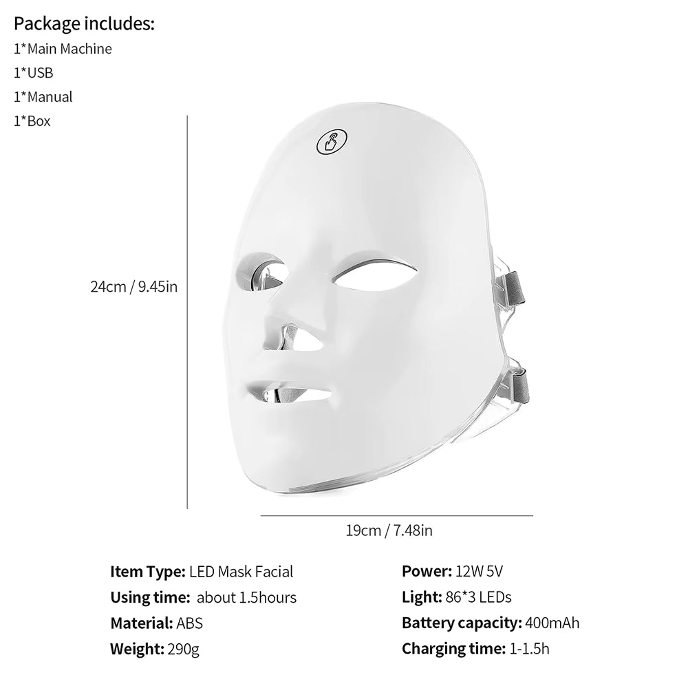 SoftCare™ Rechargeable LED Facial Mask